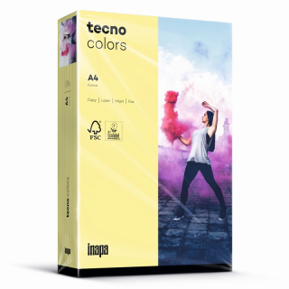 Farbpapier A4 120 g/m² 1.250 Blatt inapa tecno Colors hell gelb