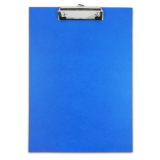 5x Klemmbrett Falken A4 mit Kraftpapierbezug blau