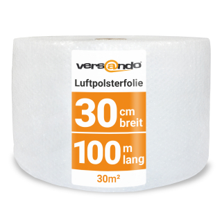 PE-Luftpolsterfolie - 100µm 150cm breit - 100m/Rolle