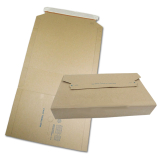 Buchverpackung flexibel Post-Karton braun 245mm x 165mm x...